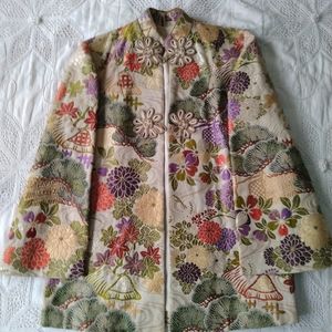 Kyoto Kimura 1960s vintage embroidered jacket made in Japan size small